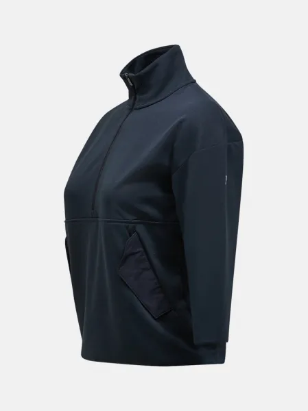 Mikina Peak Performance W Mid Layer Jacket Black