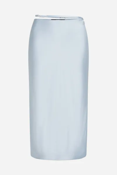 Sukňa Karl Lagerfeld Karl Charm Soft Skirt Cashmere Blue