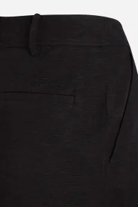 Šortky Karl Lagerfeld Linen Blend Shorts Black