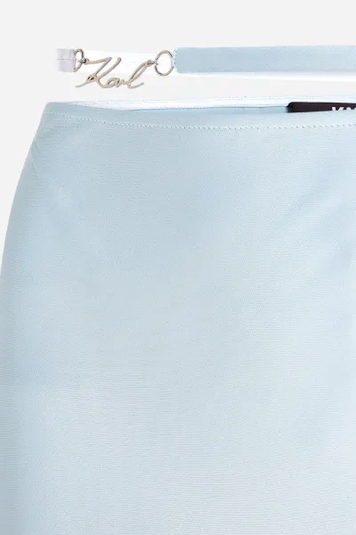 Sukňa Karl Lagerfeld Karl Charm Soft Skirt Cashmere Blue