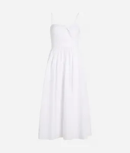 Šaty Karl Lagerfeld Kl Burnout Dress White