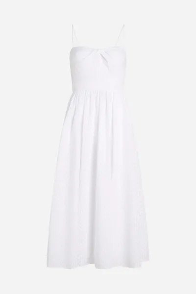 Šaty Karl Lagerfeld Kl Burnout Dress White