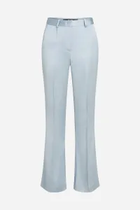 Nohavice Karl Lagerfeld Fluid Satin Tailored Pants Cashmere Blue