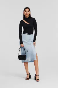 Sukňa Karl Lagerfeld Karl Charm Soft Skirt Cashmere Blue