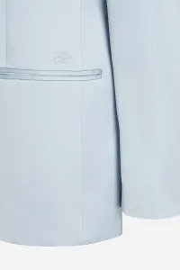 Sako Karl Lagerfeld Fluid Satin Tailored Blazer Cashmere Blue