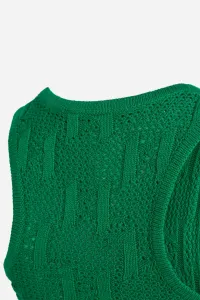 Šaty Karl Lagerfeld Monogram Knit Dress Pristine