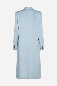 Kabát Karl Lagerfeld Soft Tailored Coat Cashmere Blue