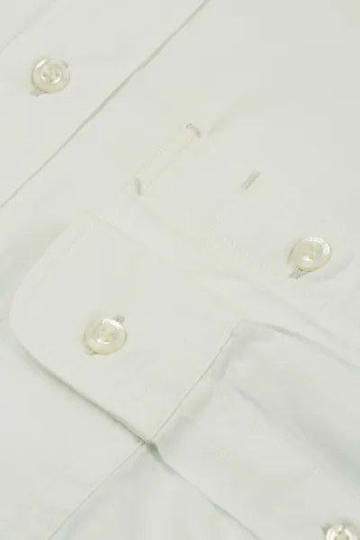Košeľa Woolrich Garment Dyed Poplin Shirt Stone