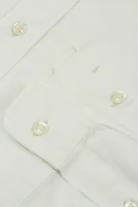 Košeľa Woolrich Garment Dyed Poplin Shirt Stone
