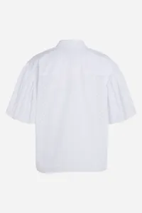Košeľa Karl Lagerfeld Kl Burnout Shirt White