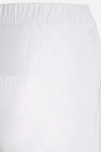 Nohavice Karl Lagerfeld Embroidered Pants White