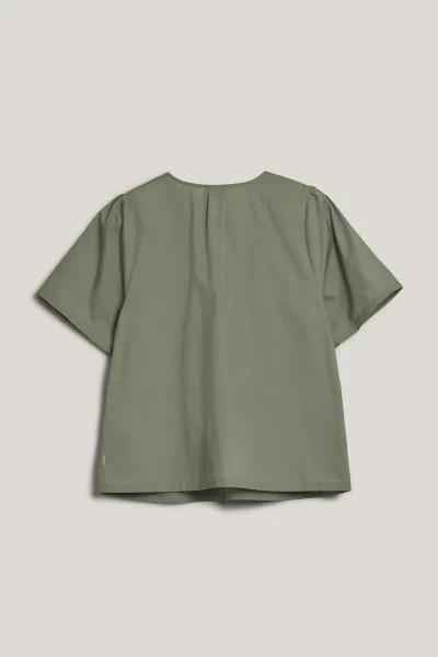 Blúzka Woolrich Poplin Blouse Sage