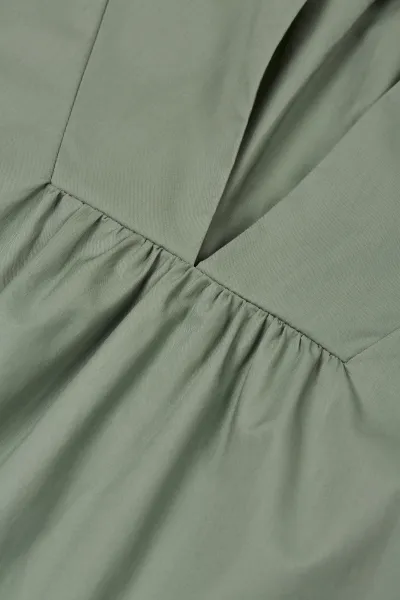 Blúzka Woolrich Poplin Blouse Sage