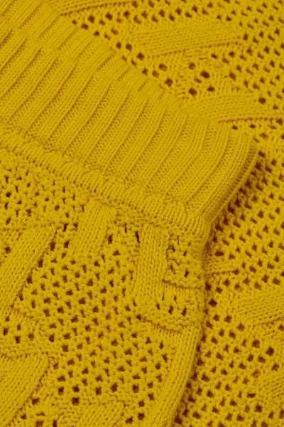 Šortky Karl Lagerfeld Monogram Knit Shorts Blazing Yellow