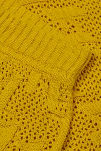 Šortky Karl Lagerfeld Monogram Knit Shorts Blazing Yellow