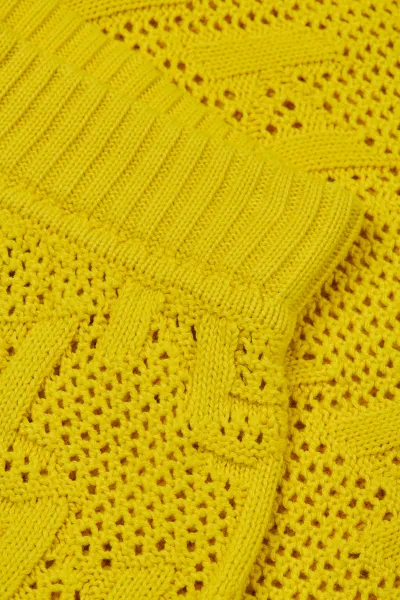 Šortky Karl Lagerfeld Monogram Knit Shorts Blazing Yellow