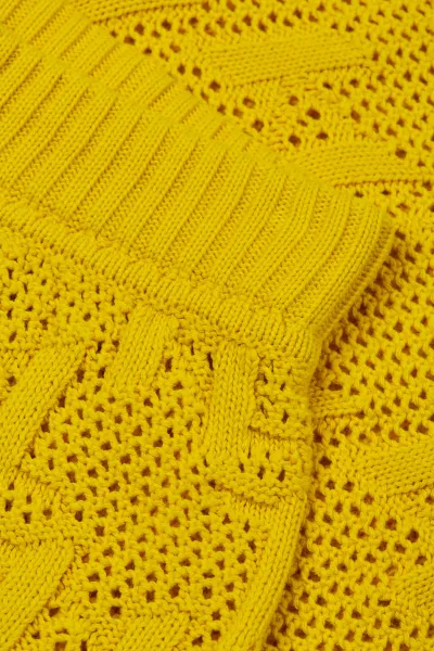 Šortky Karl Lagerfeld Monogram Knit Shorts Blazing Yellow