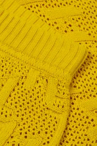Šortky Karl Lagerfeld Monogram Knit Shorts Blazing Yellow