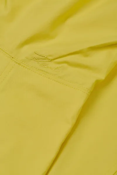 Šaty Karl Lagerfeld Cotton Day Dress Blazing Yellow
