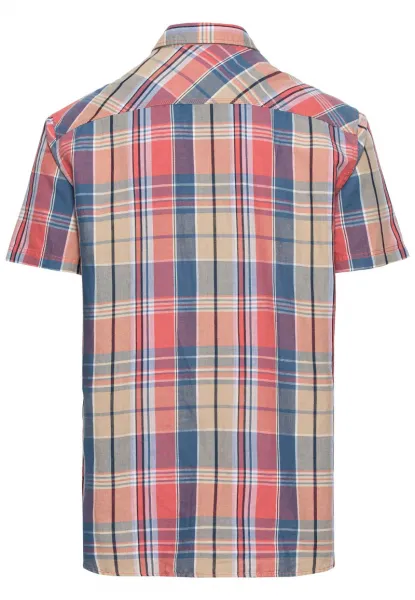 Košeľa Camel Active Shortsleeve Shirt Faded Red