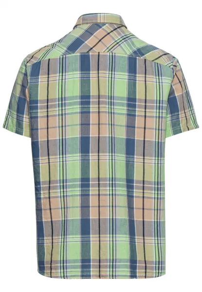 Košeľa Camel Active Shortsleeve Shirt Teal/Greengreen