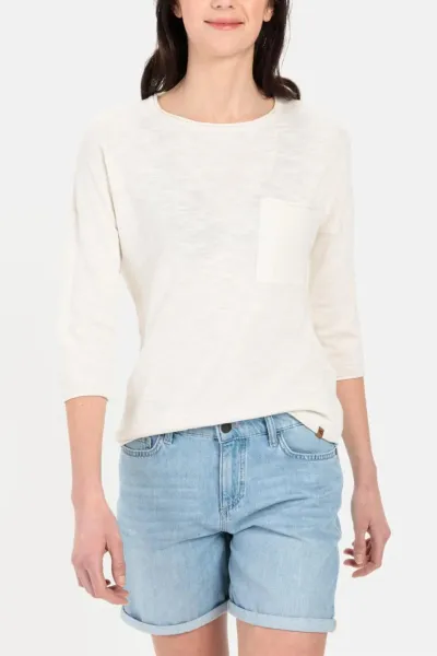 Sveter Camel Active Knitwear White