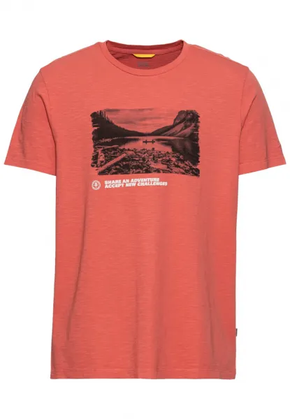 Tričko Camel Active T-Shirt 1/2 Arm Faded Red