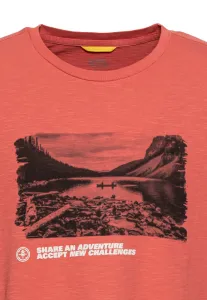 Tričko Camel Active T-Shirt 1/2 Arm Faded Red