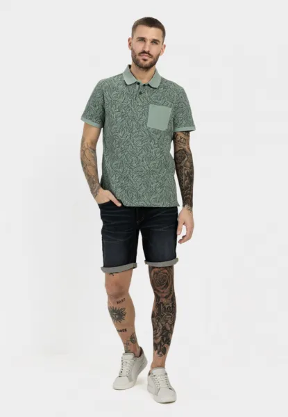 Polokošeľa Camel Active Polo 1/2 Arm Aqua Green
