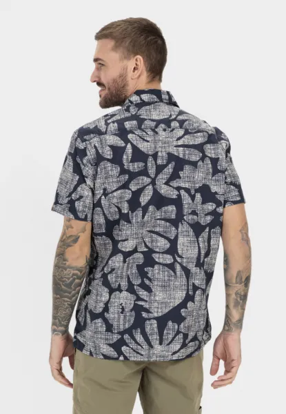 Košeľa Camel Active Shortsleeve Shirt Blue