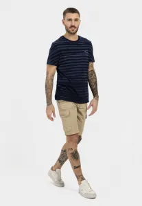 Tričko Camel Active Henley 1/2 Arm Blue