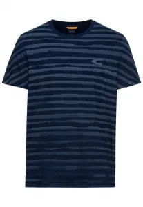 Tričko Camel Active Henley 1/2 Arm Blue