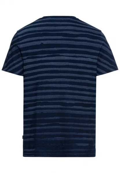 Tričko Camel Active Henley 1/2 Arm Blue
