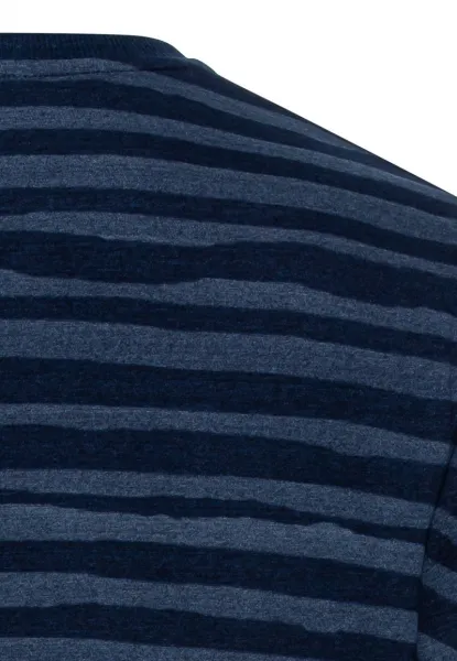 Tričko Camel Active Henley 1/2 Arm Blue