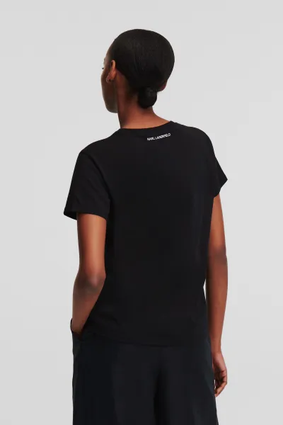Tričko Karl Lagerfeld Essential T-Shirt Black