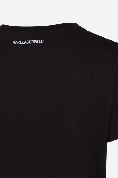 Tričko Karl Lagerfeld Essential T-Shirt Black