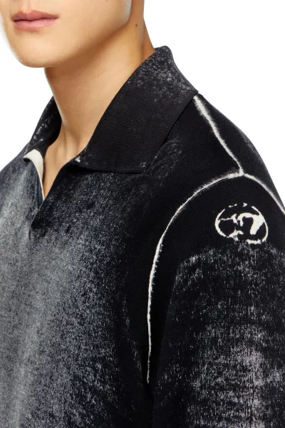 Sveter Diesel K-Lorenzo Knitwear Black 1