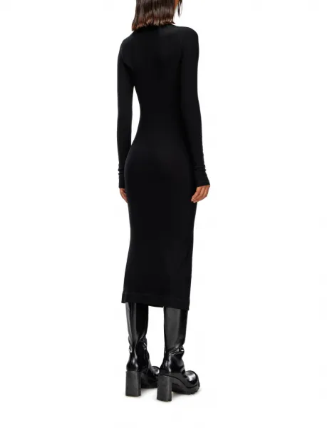 Šaty Diesel D-Mokky-Ls-Microdiv Dress Black 1