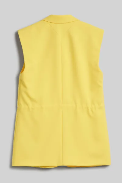 Vesta Karl Lagerfeld Tailored Gilet Elfin Yellow
