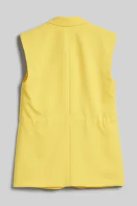 Vesta Karl Lagerfeld Tailored Gilet Elfin Yellow