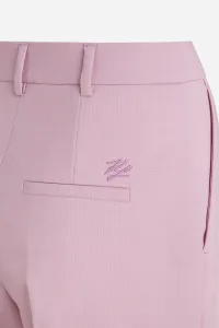 Nohavice Karl Lagerfeld Hun Kim'S Edit Tailored Pants Orchid Bouquet