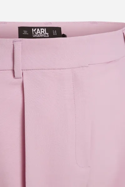 Nohavice Karl Lagerfeld Hun Kim'S Edit Tailored Pants Orchid Bouquet