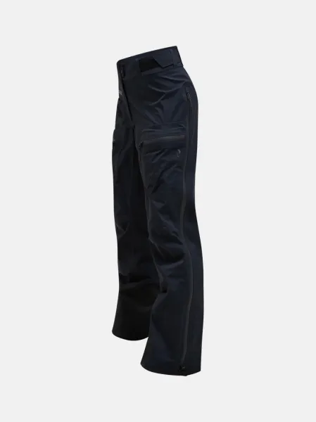 Nohavice Peak Performance W Vislight Gore-Tex C-Knit Pants Black