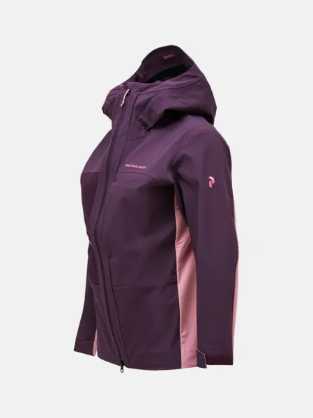 Bunda Peak Performance W Ascent Softshell Jacket Mystic Purple