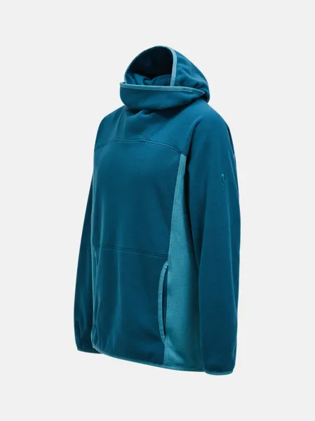 Mikina Peak Performance M Treeline Fleece Hood Infinity Teel
