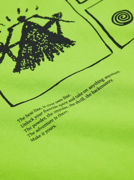 Tričko Peak Performance M Graphic Tee Stand Out Green