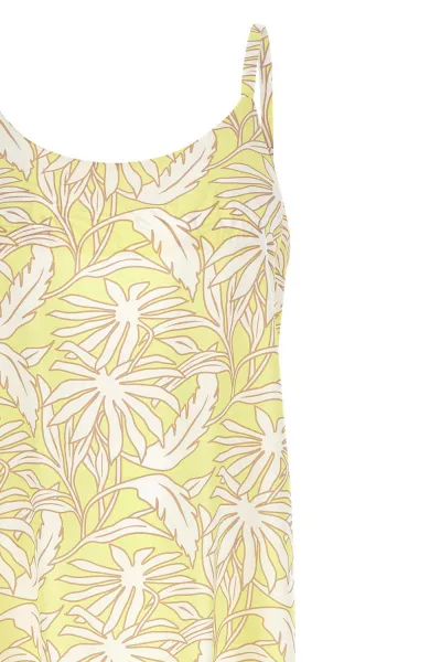 Šaty Woolrich Printed Fluid Dress Coral Sand Flower
