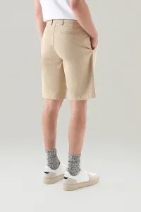 Šortky Woolrich Classic Chino Short Beach Sand