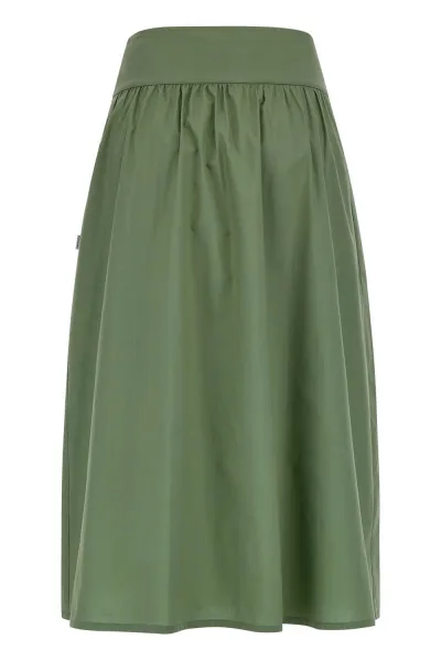 Sukňa Woolrich Poplin Skirt Sage