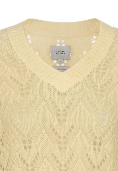 Sveter Camel Active Knitwear Vanilla